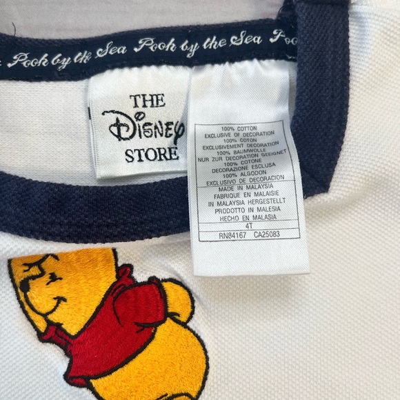 Vintage Girl's Size 4T Disney Winnie the Pooh "Pooh by the Sea" Dress - Picture 4 of 4